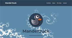 Desktop Screenshot of mandelduck.com